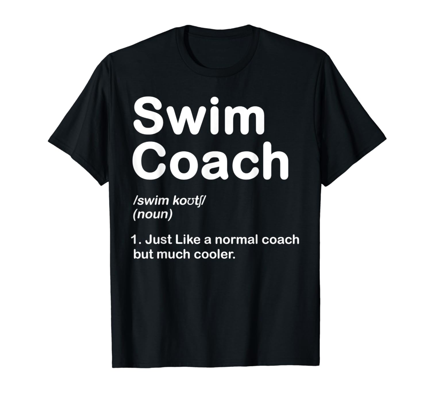 Funny Swim Coach Definition Coaching T Shirt Elnovelty